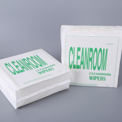 Sustainable industrial 100% disposable cleanroom polyester cleanroom wiper